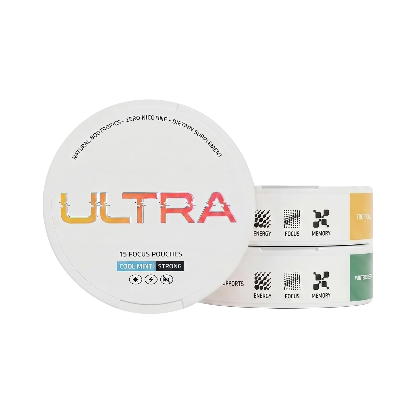 Ultra Focus Nootropic Pouches 3 Cans
