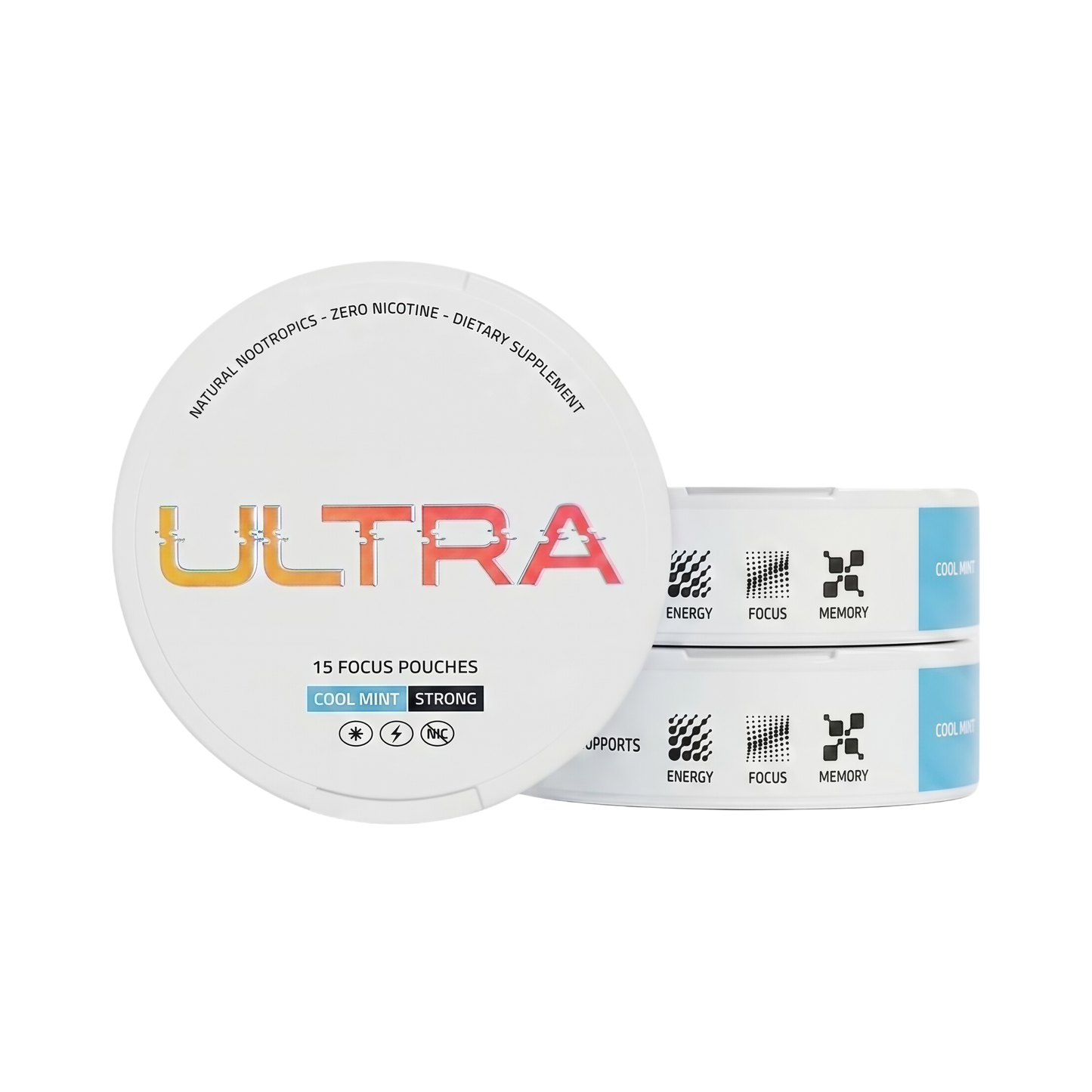 Ultra Focus Nootropic Pouches 3 Cans